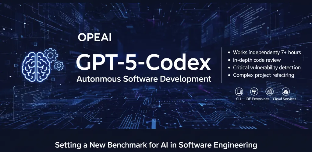 OpenAI Unveils GPT-5-Codex: Autonomous Coding for Over 7 Hours, Project Review, and Refactoring Capabilities
