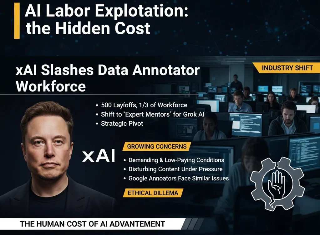 Musk's Midnight Purge: Grok Loses a Third of Its Staff as AI's Human Cost Comes to Light