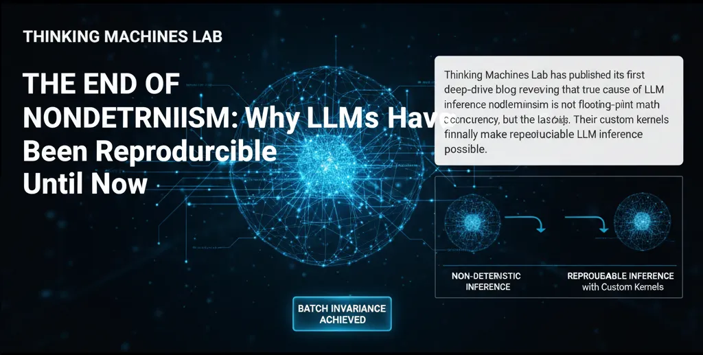 Thinking Machines Lab Unveils the Truth Behind LLM Inference Non-determinism